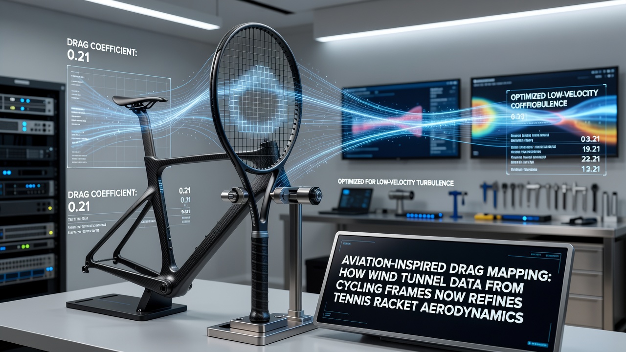 Close-up of basketball shoe upper and soccer ball panel during drag mapping session with airflow indicators